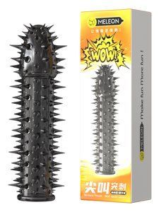 Стимулююча насадка Meleon - Screaming Thorn Wolf Braces BLACK, PS-27