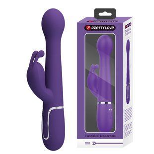 Вібромасажер із поступальним рухом серії Pretty Love - Dejon Dark Purple, BW-500014-2