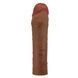 Подовжуюча насадка презерватив Pretty Love - Chane 2" Brown, BI-026254-1