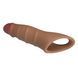Удлиняющая насадка PRETTY LOVE - Damell Penis Sleeve Brown, BI-026278N-1
