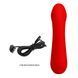 Вібромасажер для стимуляції точки G Pretty Love - Cetus Red, BI-014723-2