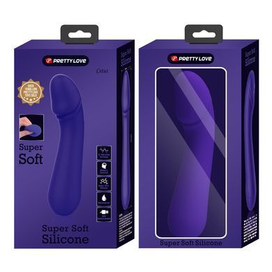 Вібромасажер для стимуляції точки G Pretty Love - Cetus Dark Purple, BI-014723-3