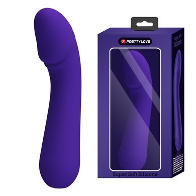 Вібромасажер для стимуляції точки G Pretty Love - Cetus Dark Purple, BI-014723-3