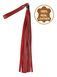 Флоггер из натуральной кожи Flirty Soft Leather - Red, BM-00025