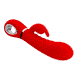 Ребристый вибратор Pretty Love - Prescott Red, BI-014635-2