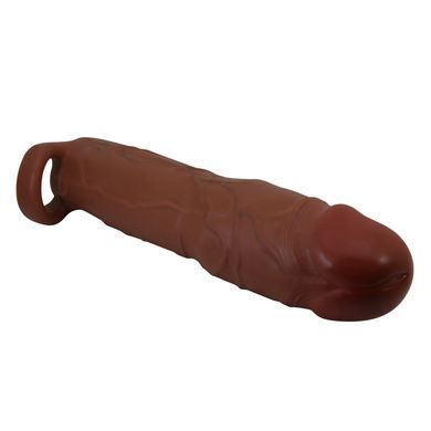 Удлиняющая насадка презерватив Pretty Love - Gerd 3" Brown, BI-026258-1