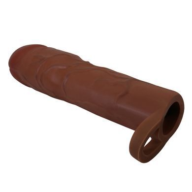 Удлиняющая насадка презерватив Pretty Love - Gerd 3" Brown, BI-026258-1