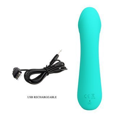Вібромасажер для стимуляції точки G Pretty Love - Cetus Green, BI-014723-4