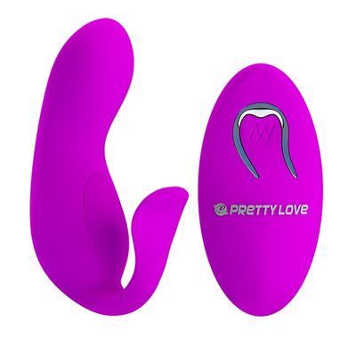 Вибратор для пар Pretty Love - 12 vibration functions, wireless remote control, BI-014484W