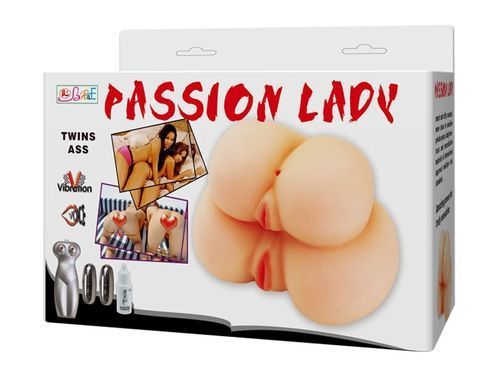 Мега мастурбатор з подвійною вібрацією та звуковим супроводом BAILI - Two Passion Lady Vagina And Ass Vibrating, BM-009136PL
