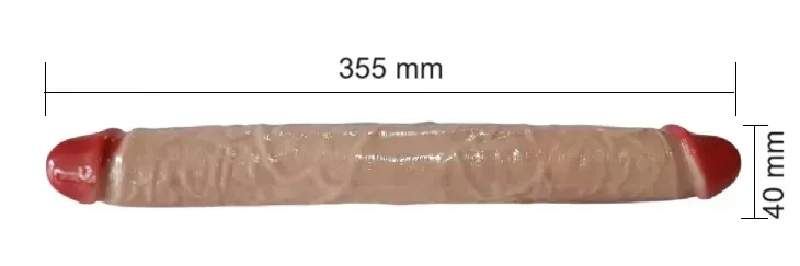 Двойной фаллоимитатор OY0 - Double Dong 14, YQM-081