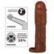 Удлиняющая насадка презерватив Pretty Love - Gerd 3" Brown, BI-026258-1