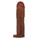 Удлиняющая насадка презерватив Pretty Love - Gerd 3" Brown, BI-026258-1