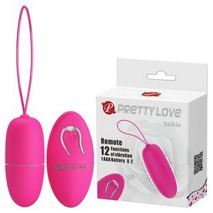 Віброяйце з пультом ду Pretty Love-SELKIE, BI-014865W-1