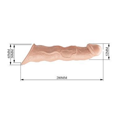 Удлиняющая насадка Pretty Love - Extension Penis Sleeve with Modular Length Blocks, BI-026280