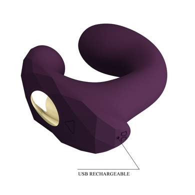 Вібромасажер серії Pretty Love - Billy APP Purple, BI-300051HP