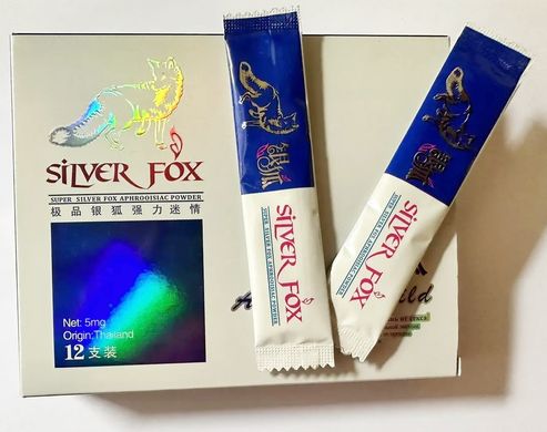 Возбуждающие капли для женщин "Silver Fox" новый дизайн,1 шт