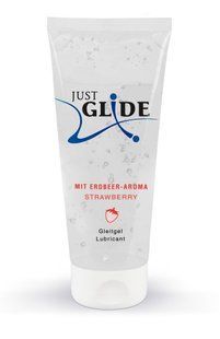 Гель-лубрикант Just Glide - Strawberry, 200 ml