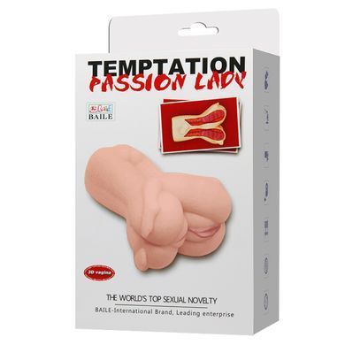 Мастурбатор вагина BAILE - Temptation Passion Lady, Double holes, BM-009193