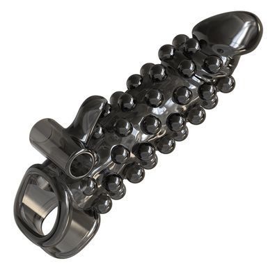 Подовжуюча насадка з вібростимуляцією Meleon - Explosive Beads Steel Cannon Wolf Tooth Set Z1, ZPS-119