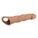 Удлиняющая насадка Pretty Love - Extension Penis Sleeve with Modular Length Blocks Brown, BI-026280-1