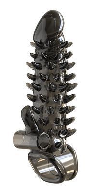 Удлиняющая насадка с вибростимуляцией Meleon - Dragon Tooth Steel Cannon Wolf Tooth Set Z1, ZPS-121