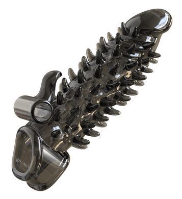 Удлиняющая насадка с вибростимуляцией Meleon - Dragon Tooth Steel Cannon Wolf Tooth Set Z1, ZPS-121