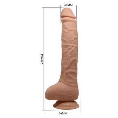 Фаллоимитатор на присоске Baile Beautiful DICK 11'' Flesh, BW-008038NR