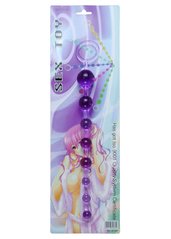 Анальные бусы Jelly Anal Beads PURPLE, BS6700085