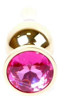 Анальная пробка Boss Series - Jewellery Gold BUTT PLUG Pink, BS6400062