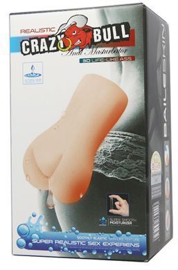 Мастурбатор-анус Crazy Bull - Realistic 3D Life-Like ASS Water lubricant, BM-009194K