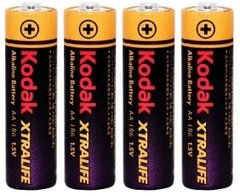 Батарейка лужна Kodak XTRALIFE Alkaline LR6 AA (4 шт)