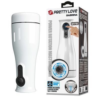 Автоматичний мастурбатор із ротацією Pretty Love - Sabrina Power Rotation Masturbator, BM-00900T101