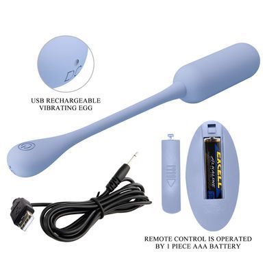 Виброяйцо с дистанционным управлением Pretty Love - Lechies Dream chaser 5 Blue, BI-014867W-A5