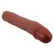 Подовжуюча насадка презерватив Pretty Love - Derek 8,5" Brown, BI-026269-1