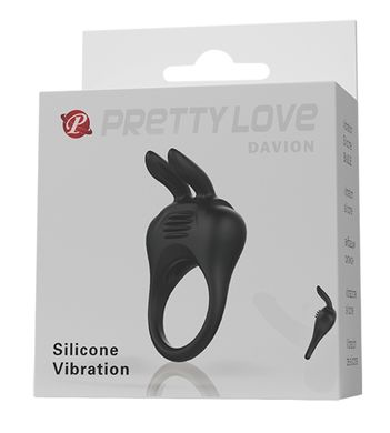 Кольцо эрекционое серии Pretty - DAVION Silicone Vibration, BI-210264