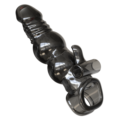 Удлиняющая насадка с вибростимуляцией Meleon - Double Knot Dragon Steel Cannon Wolf Tooth Set Z1, ZPS-126