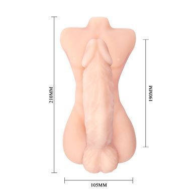 Фаллоимитатор BAILE TEMPTATION BIGGER MAN - MONSTER DICK, BW-008107GK