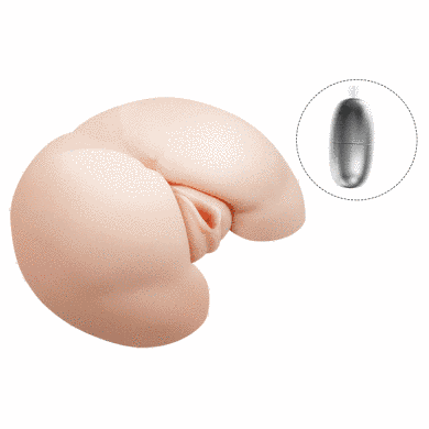 Мастурбатор вагіна і анус з вібрацією BAILE - VAGINA AND ASS, Heating function Vibration, BM-009023