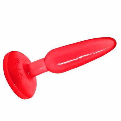 Анальная пробка на присоске "Butt plug" BI-017001 Red