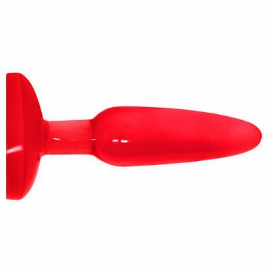 Анальная пробка на присоске "Butt plug" BI-017001 Red