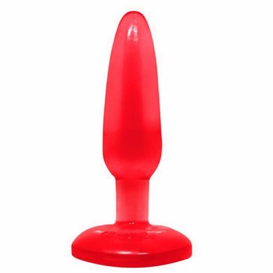 Анальная пробка на присоске "Butt plug" BI-017001 Red