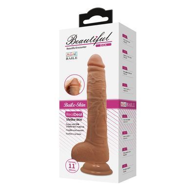 Фаллоимитатор на присоске Baile - Beautiful DICK 11'' Flesh, BW-008038NR-1