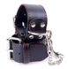Наручники из искуственной кожи Fetish Boss Series - Handcuffs with Red Line, BS3300115