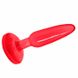 Анальная пробка на присоске "Butt plug" BI-017001 Red