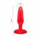 Анальная пробка на присоске "Butt plug" BI-017001 Red