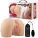 Мастурбатор вагіна-анус із вібрацією Crazy Bull - Mila soft skin, BM-009243Z