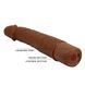 Перезаряжаемый вибратор реалистик Pretty Love - Leander Realistic Vibrating Dildo Brown, BW-500080-1