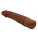 Перезаряжаемый вибратор реалистик Pretty Love - Leander Realistic Vibrating Dildo Brown, BW-500080-1
