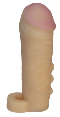 Подовжуюча насадка - презерватив EGZO Ciberskin ES002 ( 15 см х 3 см )